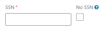 SSN Example Box