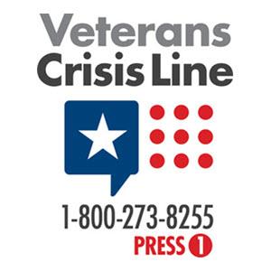 Veterans Crisis Line 1-800-273-8255 press 1