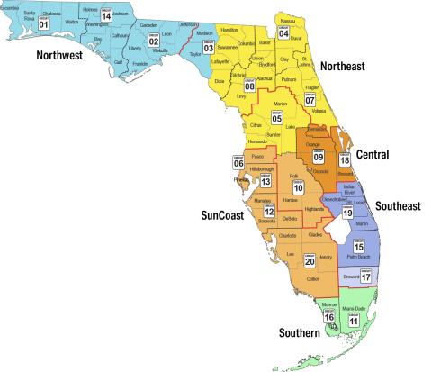 SAMH Circuit Map with Contacts